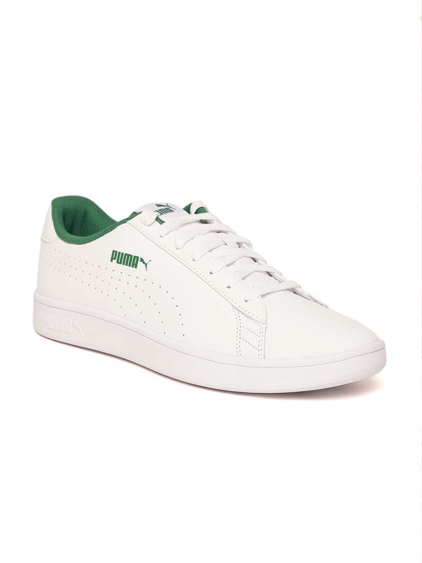 Buy Puma Men White Smash V2 L Perforated Leather Sneakers Casual Shoes for Men 2454528 Myntra
