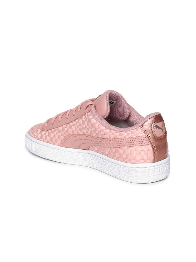Buy Puma Women Peach Coloured Basket Satin EP Sneakers Casual Shoes for Women 2454664 Myntra