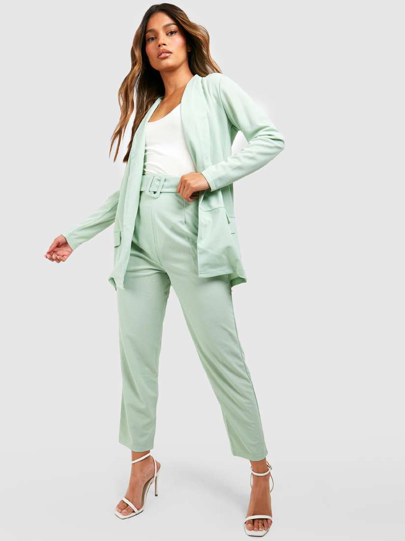 Buy Boohoo Women Front Open Tailored 2 Pieces Suits Suits for Women 24551734 Myntra