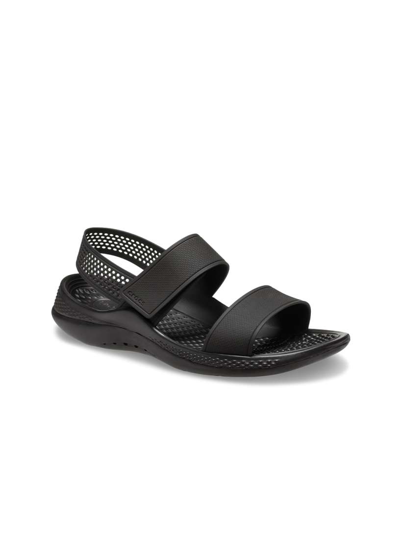 Buy Crocs Textured Open Toe Flats Flats for Women 24553956 Myntra