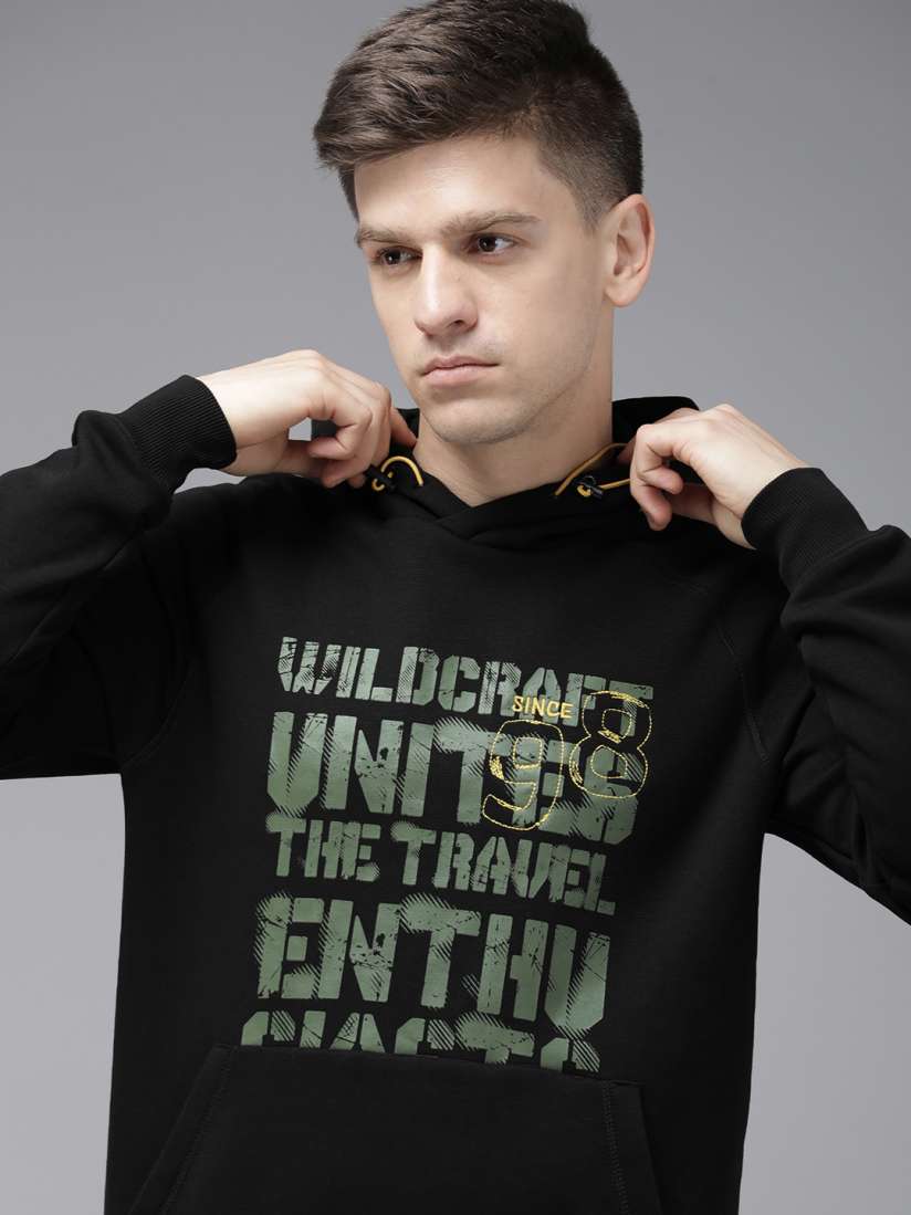 Buy Wildcraft Graphic Printed Hooded Sweatshirt Sweatshirts for Men 24560364 Myntra