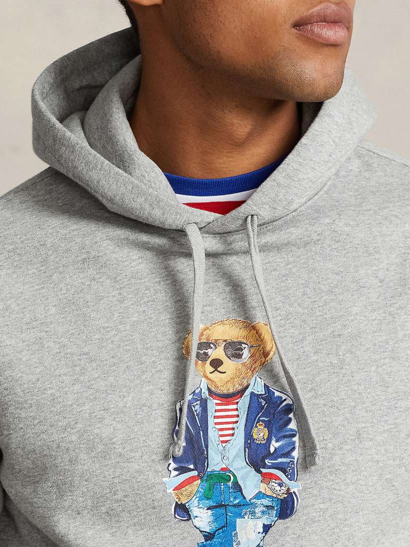 Polo bear grey hoodie top