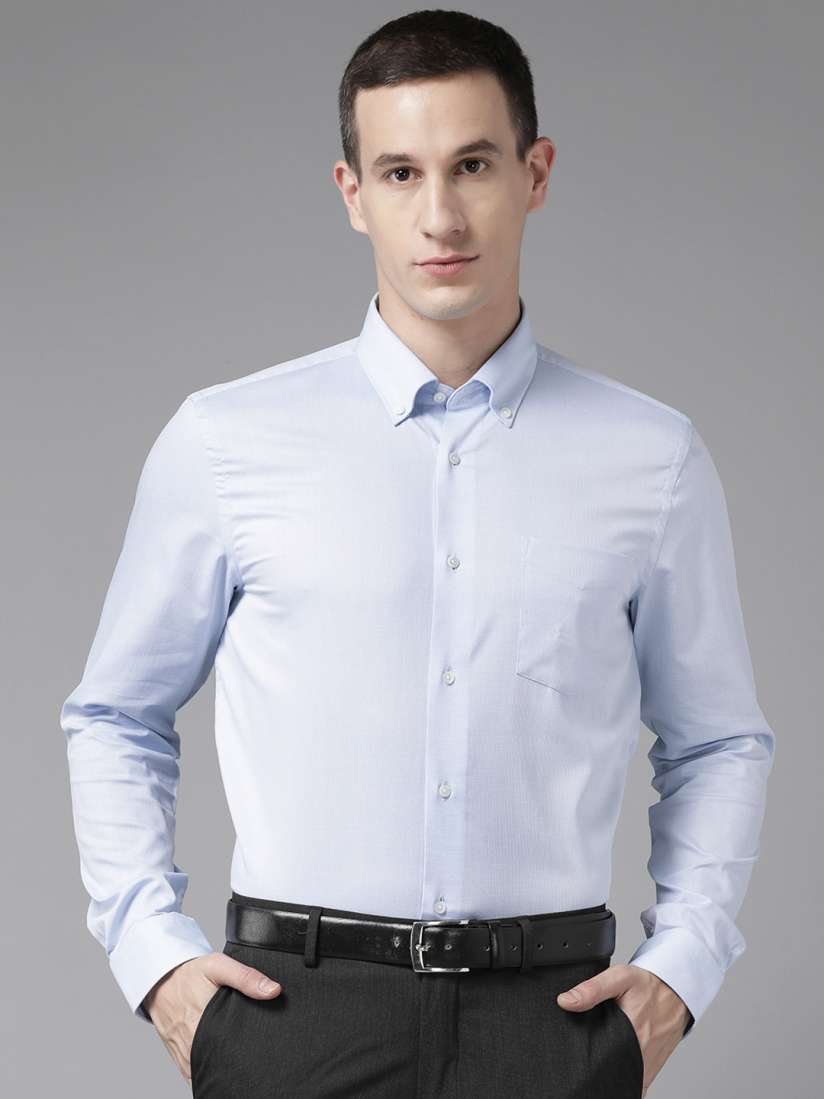 Buy Blackberrys Slim Fit Opaque Formal Shirt Shirts for Men 24573556 Myntra