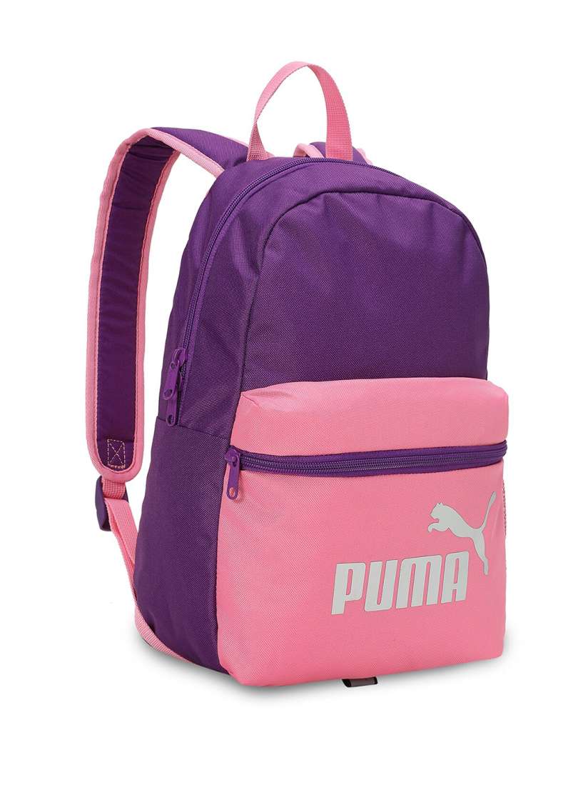 Purple puma accommodant backpack