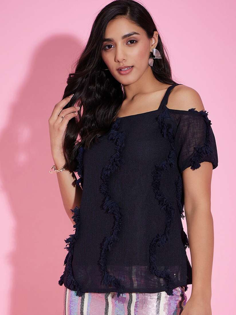 Myntra cold shoulder outlet