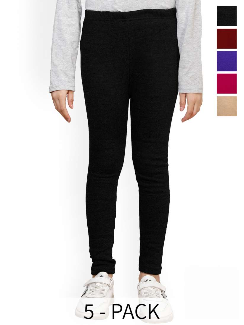 Woolen leggings for girls top
