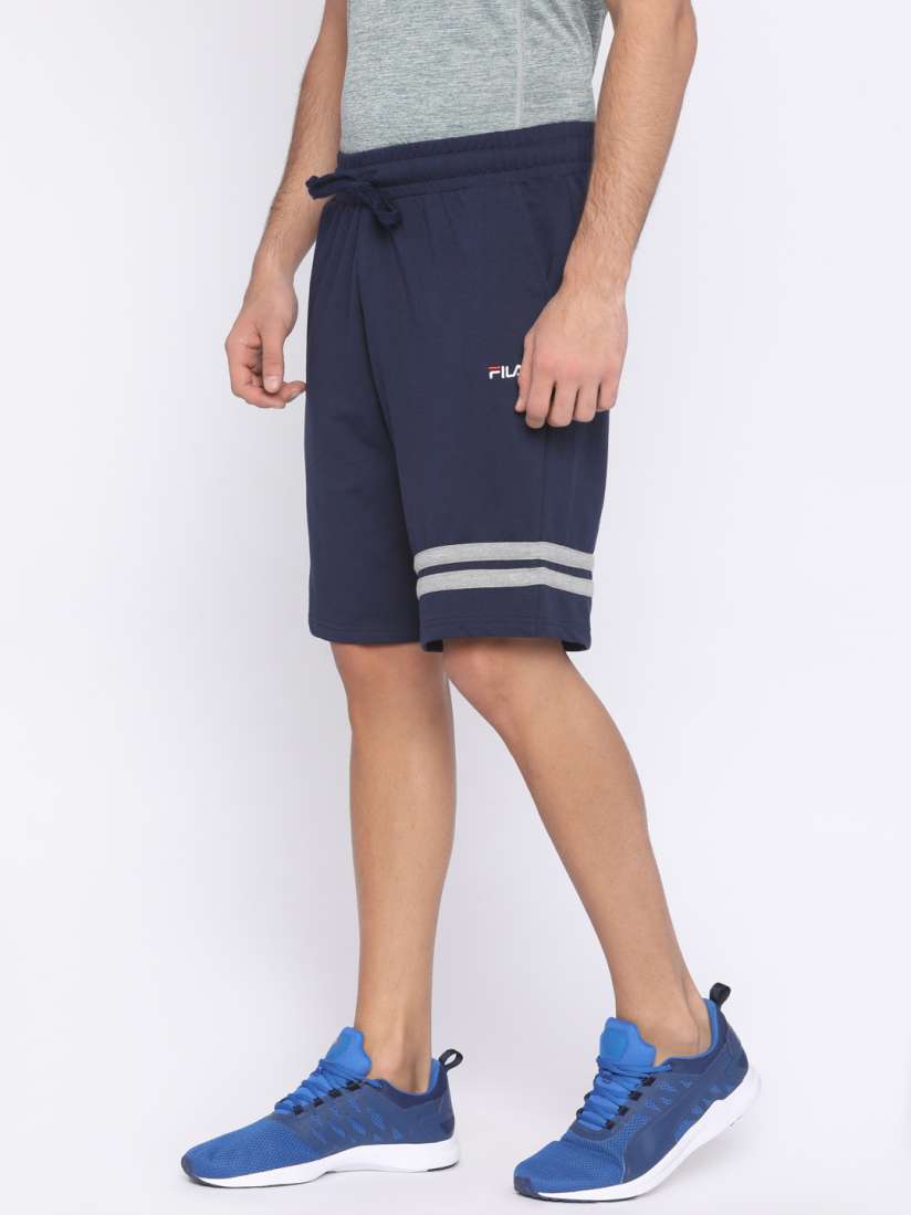 Navy blue fila shorts sales