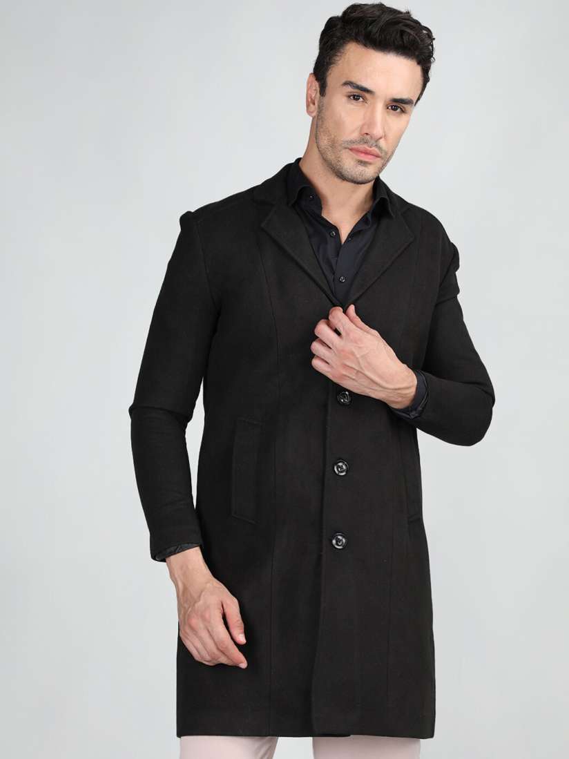 Buy Dlanxa Men Single Breasted Wool Overcoat Coats for Men 24581620 Myntra
