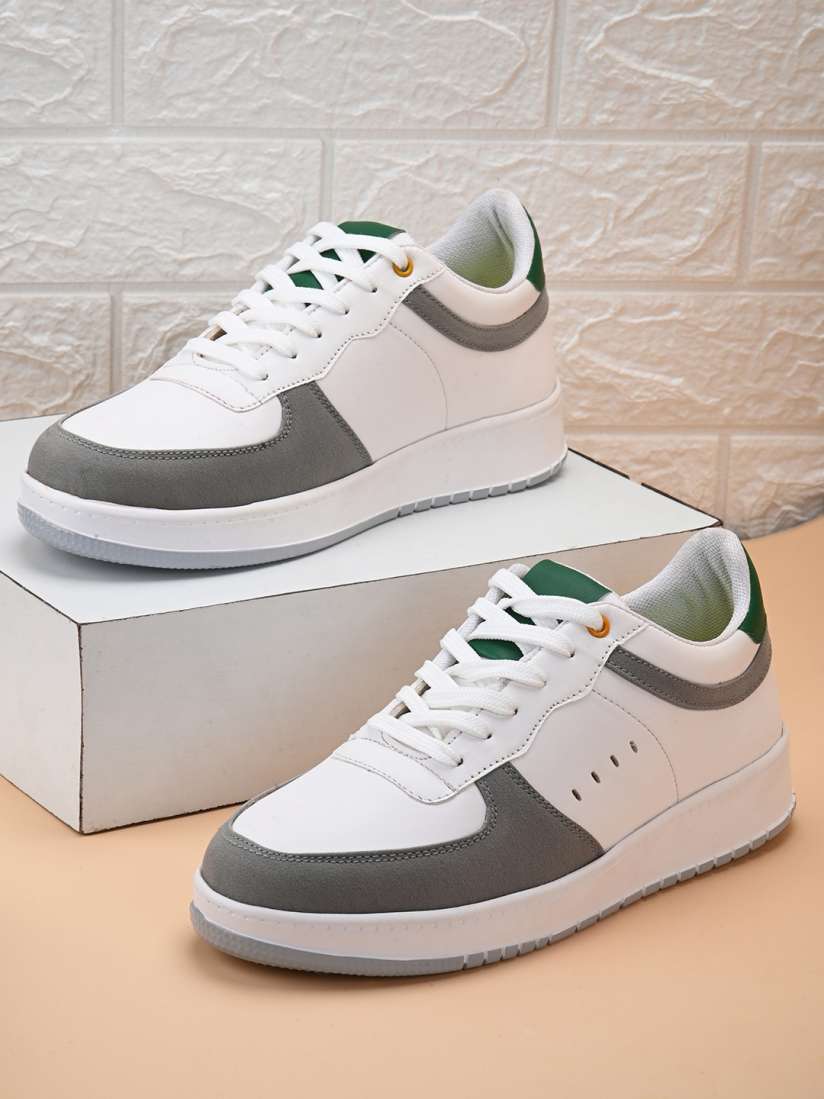 Buy Roadster Men White Grey Colourblocked Lightweight Lace Ups Sneakers Casual Shoes for Men 24583888 Myntra