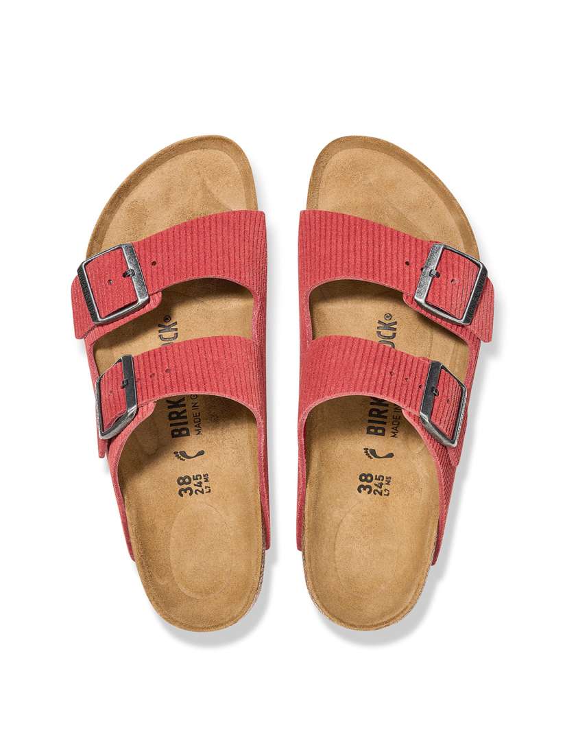 Birkenstock arizona port suede top