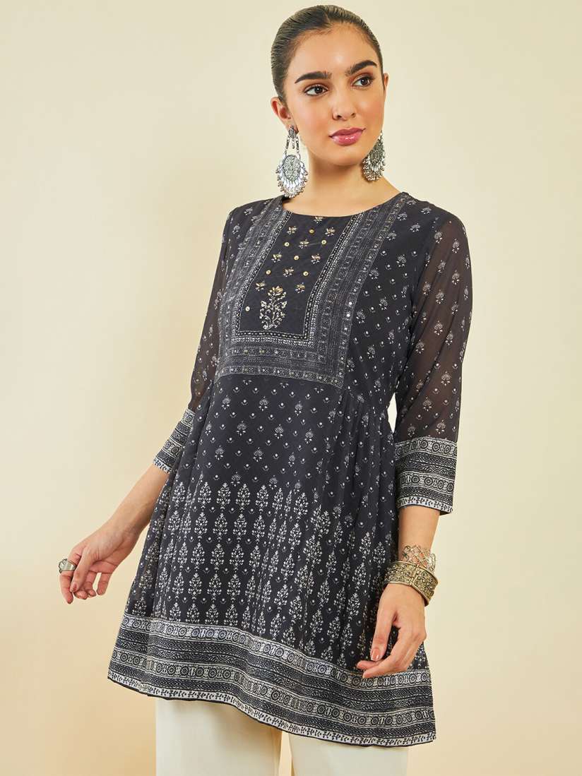 Myntra soch kurtis on sale