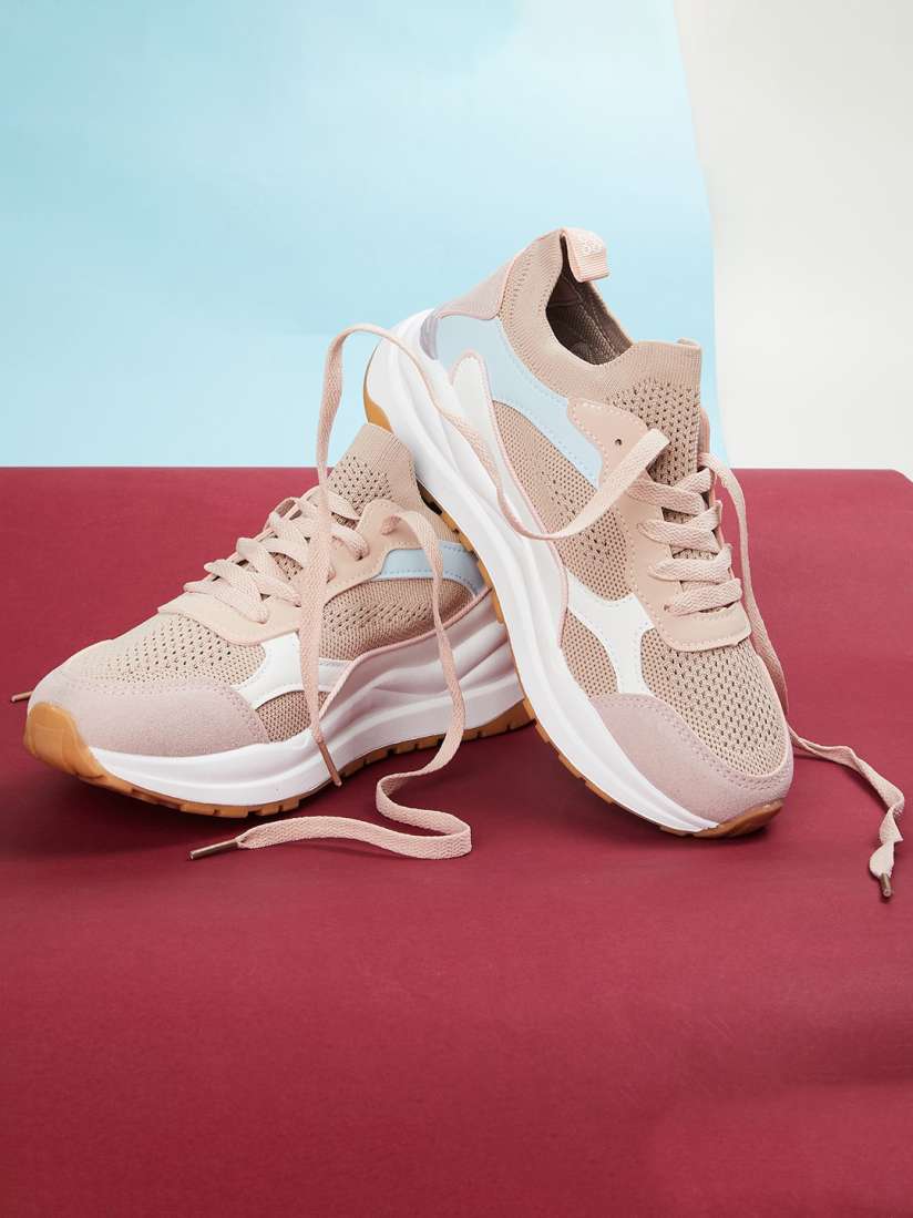Buy Ginger by Lifestyle Women Textured Lace Up Sneakers Casual Shoes for Women 24592770 Myntra