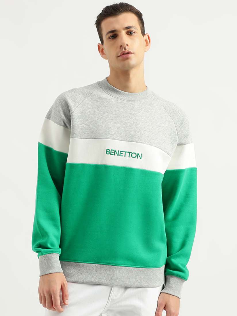 United colors of benetton men's sweatshirt outlet