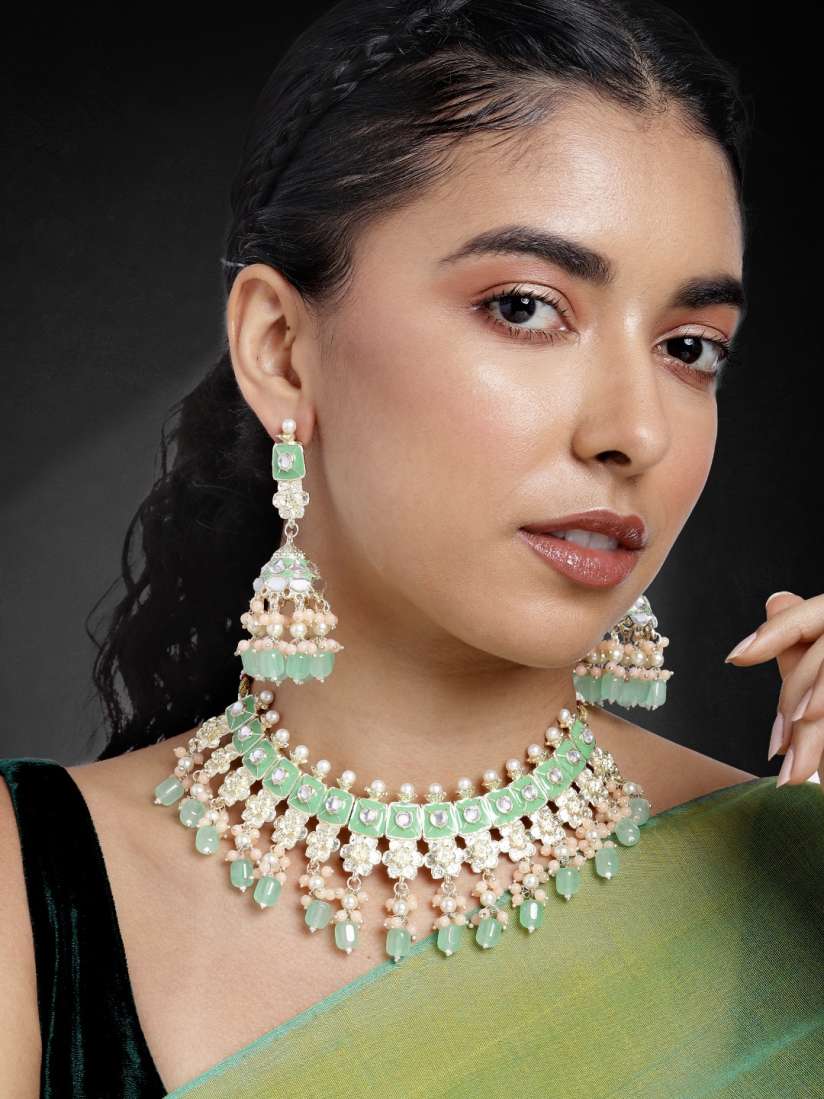 Choker set myntra sale
