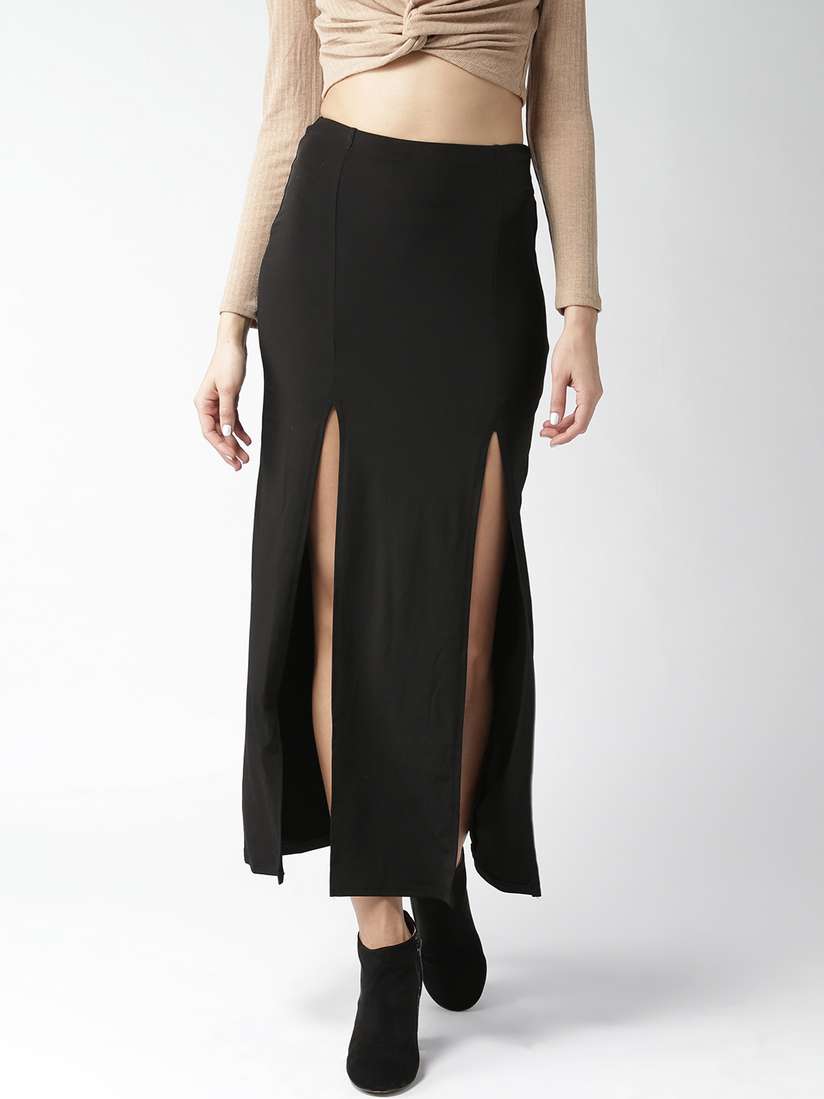 Myntra Black Overall Skirt Forever 21 Buy FOREVER 21 Black Mini