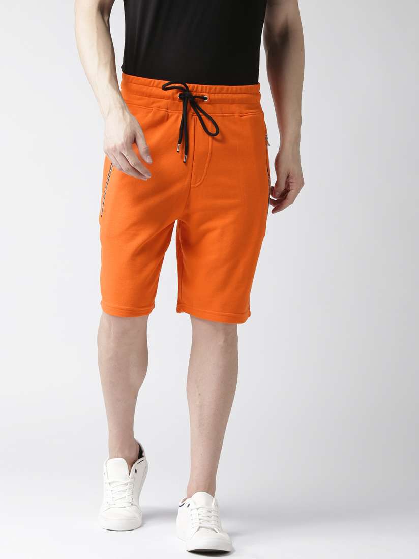 Buy FOREVER 21 Men Orange Solid Regular Fit Shorts Shorts for Men 2459833 Myntra