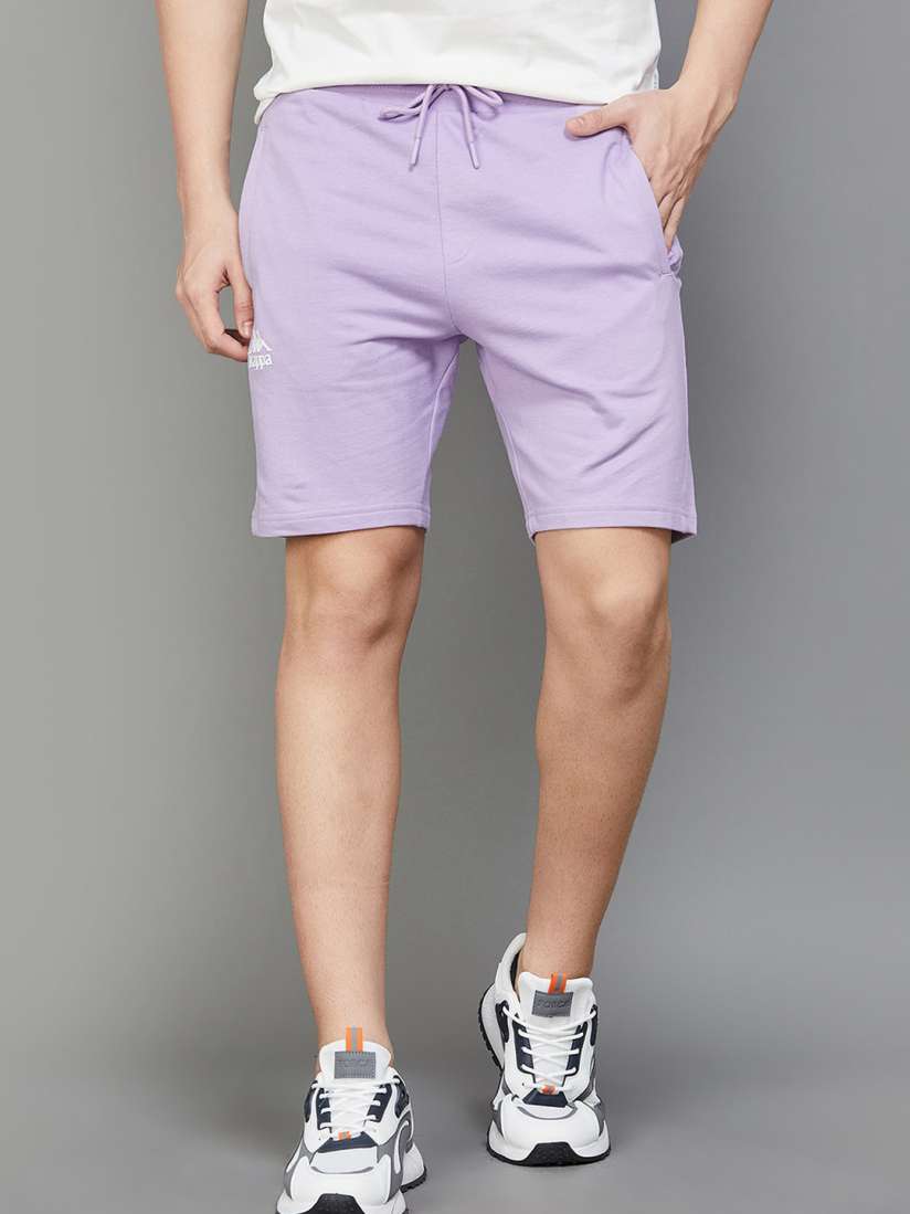 Purple kappa shorts hotsell