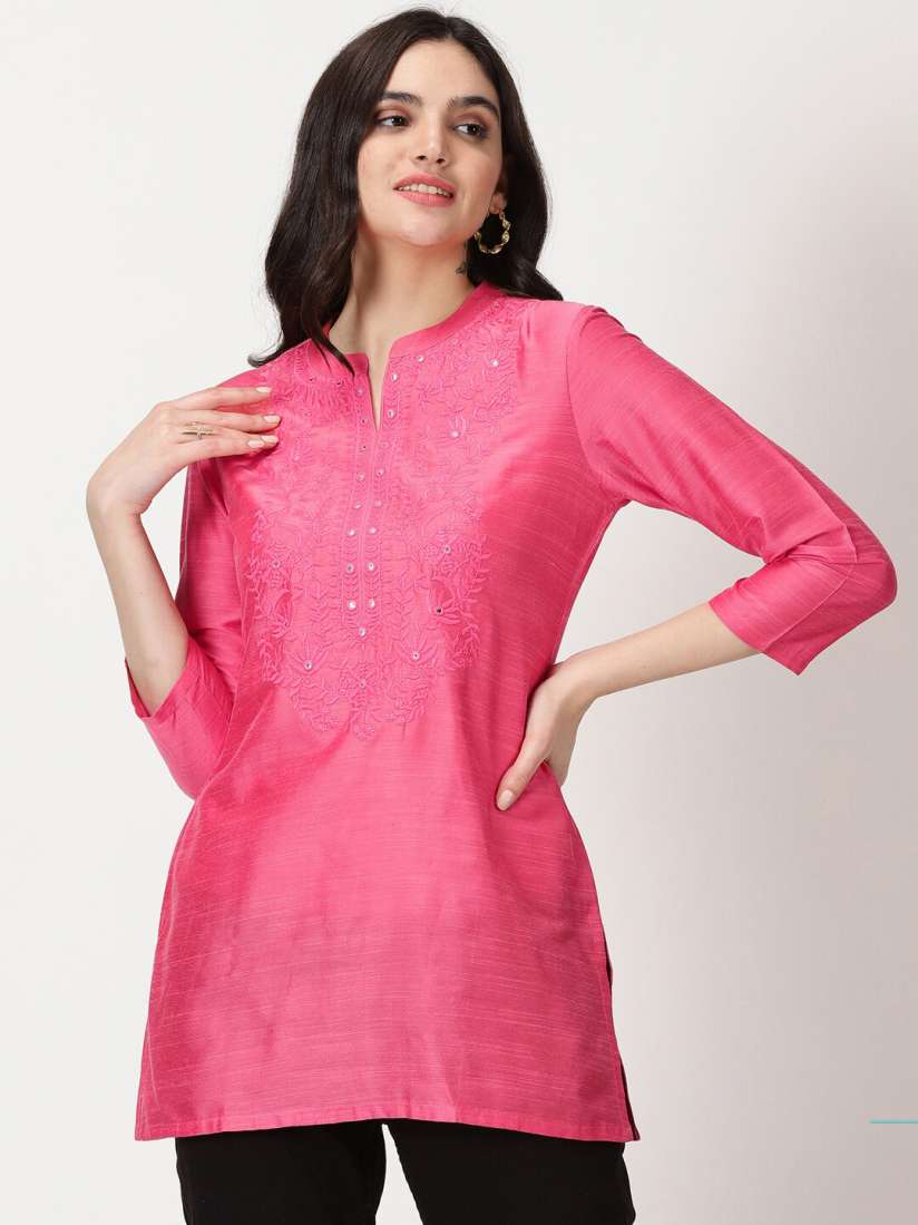 Saffron threads kurtis store