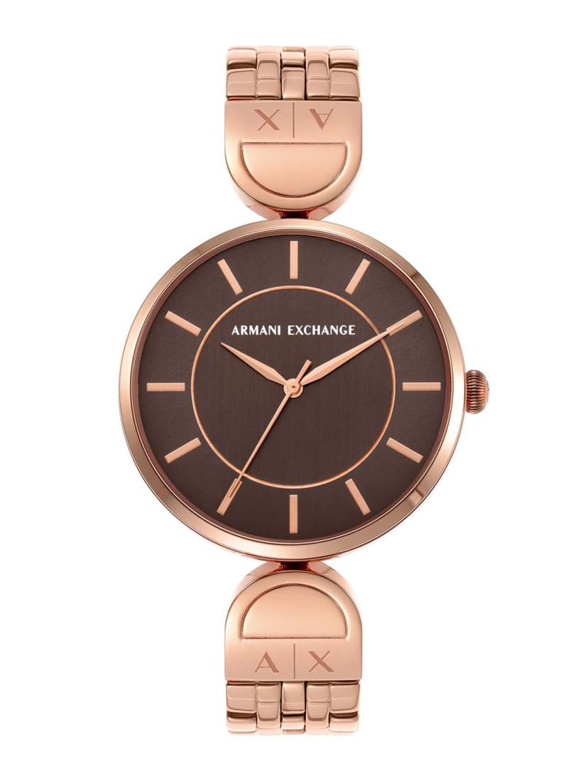 Buy Armani Exchange Women Textured Dial Bracelet Style Straps Analogue Watch AX5384 Watches for Women 24604116 Myntra