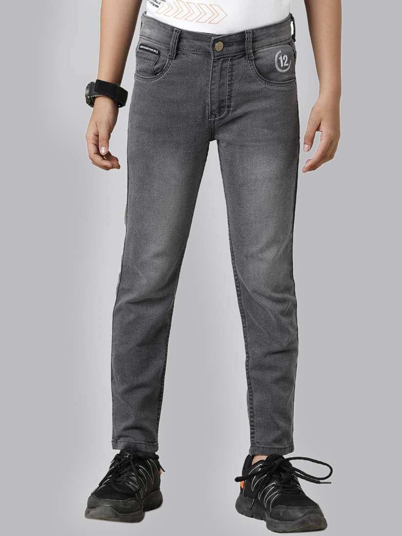 Buy UNDER FOURTEEN ONLY Boys Clean Look Slim Fit Heavy Fade Jeans Jeans for Boys 24604472 Myntra
