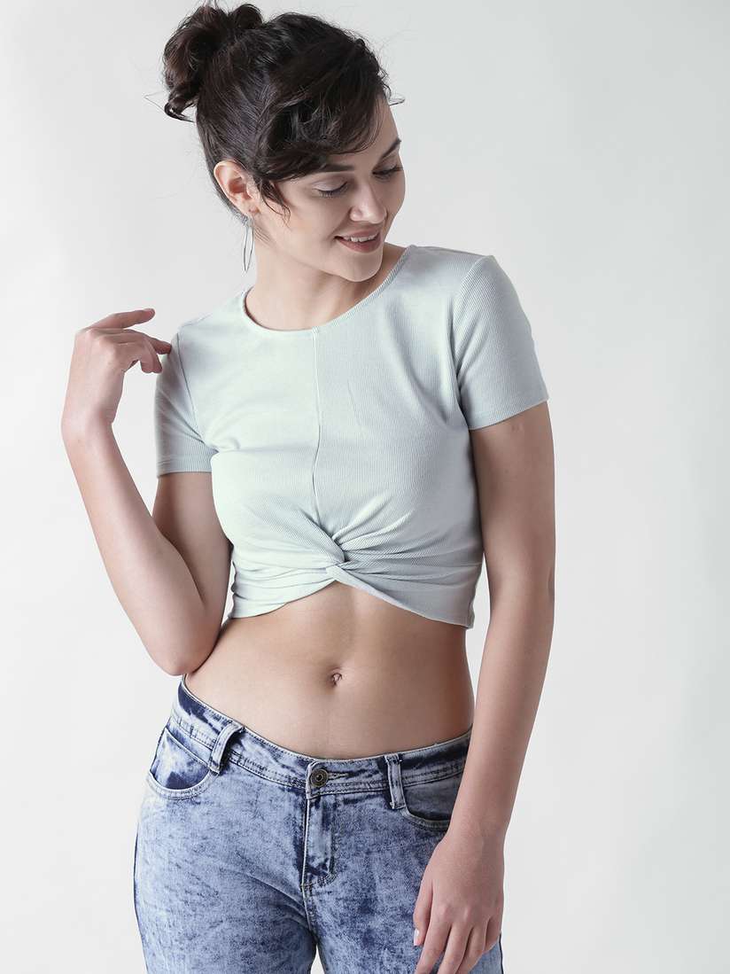 mint green top forever 21