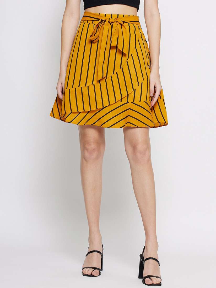 Buy TULIP 21 Striped Above Knee Length Skirt Skirts for Women 24607408 Myntra