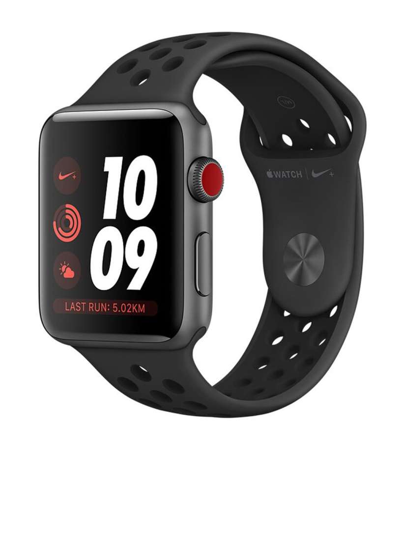 Buy Apple Watch Nike Grey Black GPS 38mm Smart Watches for Unisex 2461474 Myntra