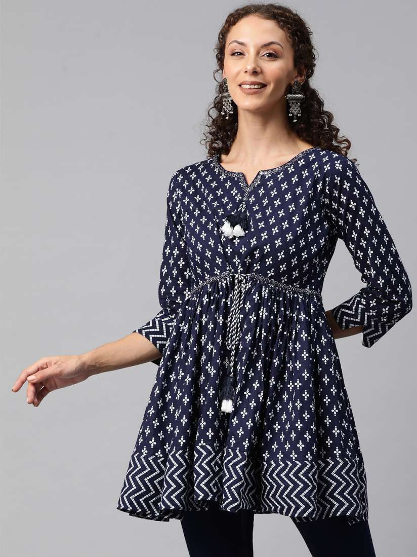 Myntra frock style kurti shop