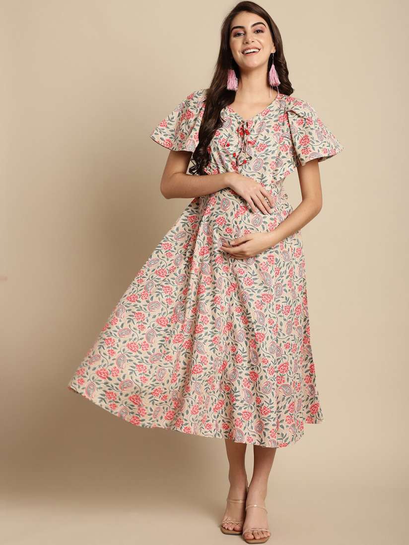 Maternity dresses myntra best sale