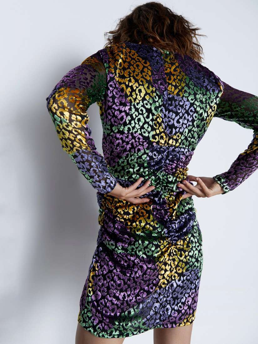 Buy WAREHOUSE Velvet Finish Ruched Detail Bodycon Mini Dress Dresses for Women 24625138 Myntra