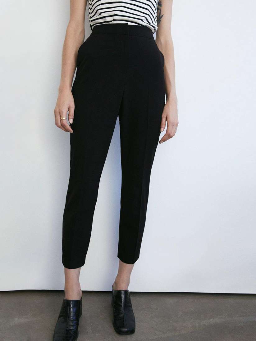 Warehouse cropped trousers outlet