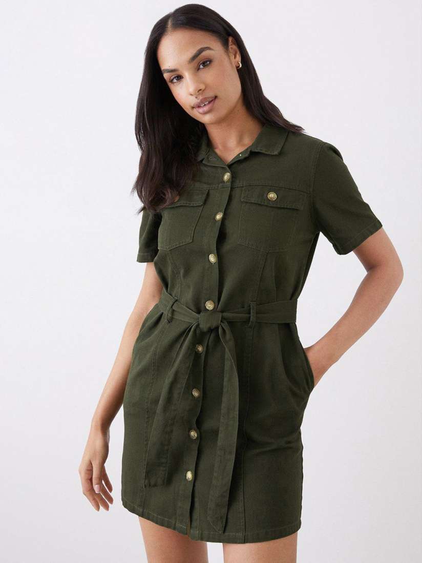 Green cargo dress cheap