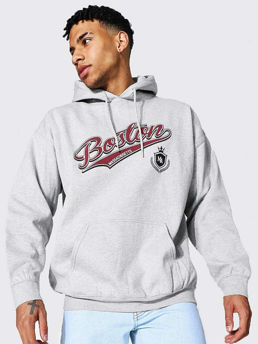 White boohooman hoodie cheap