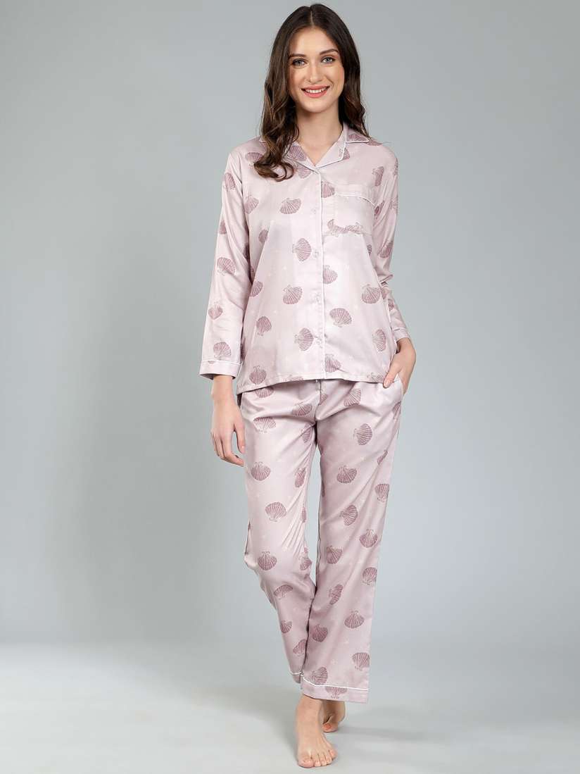 Buy House of Comfort Graphic Printed Night suit Night suits for Women 24625596 Myntra