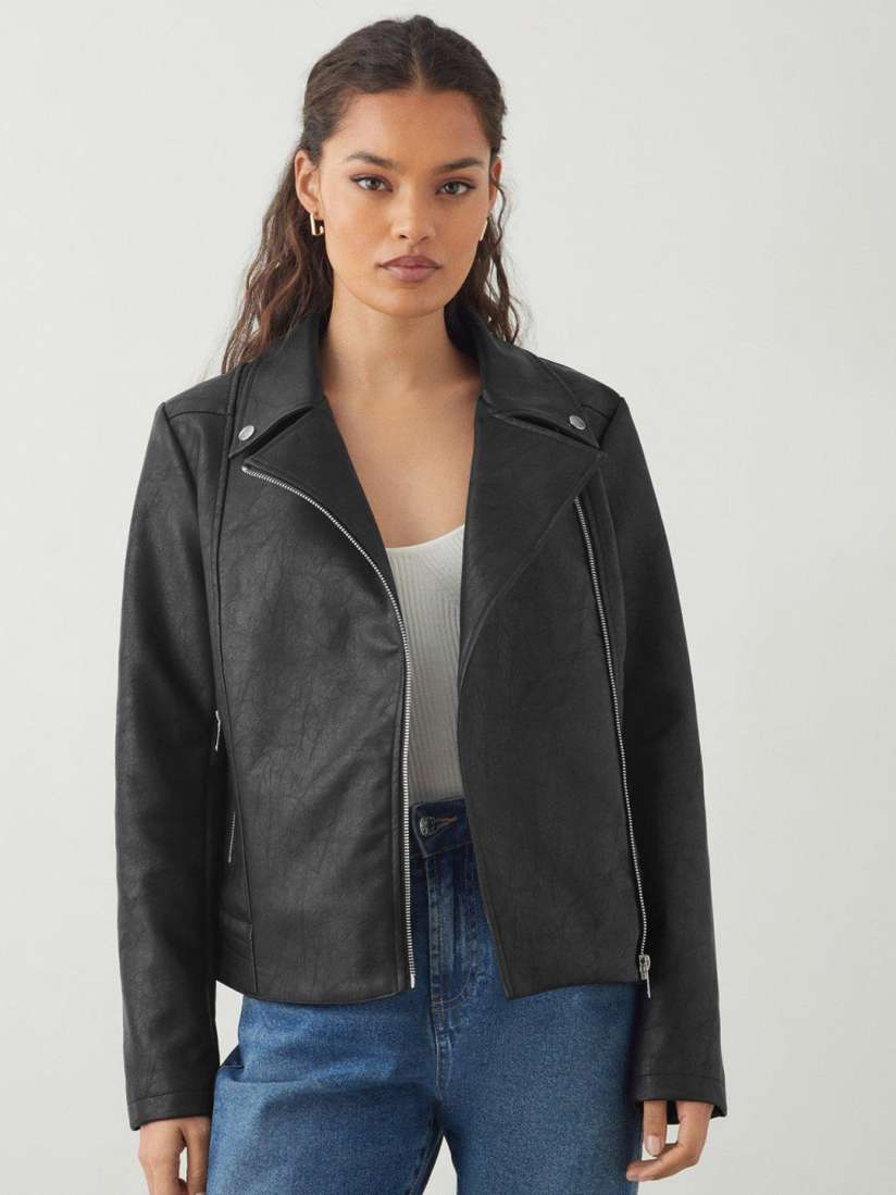 Leather jacket dorothy perkins outlet