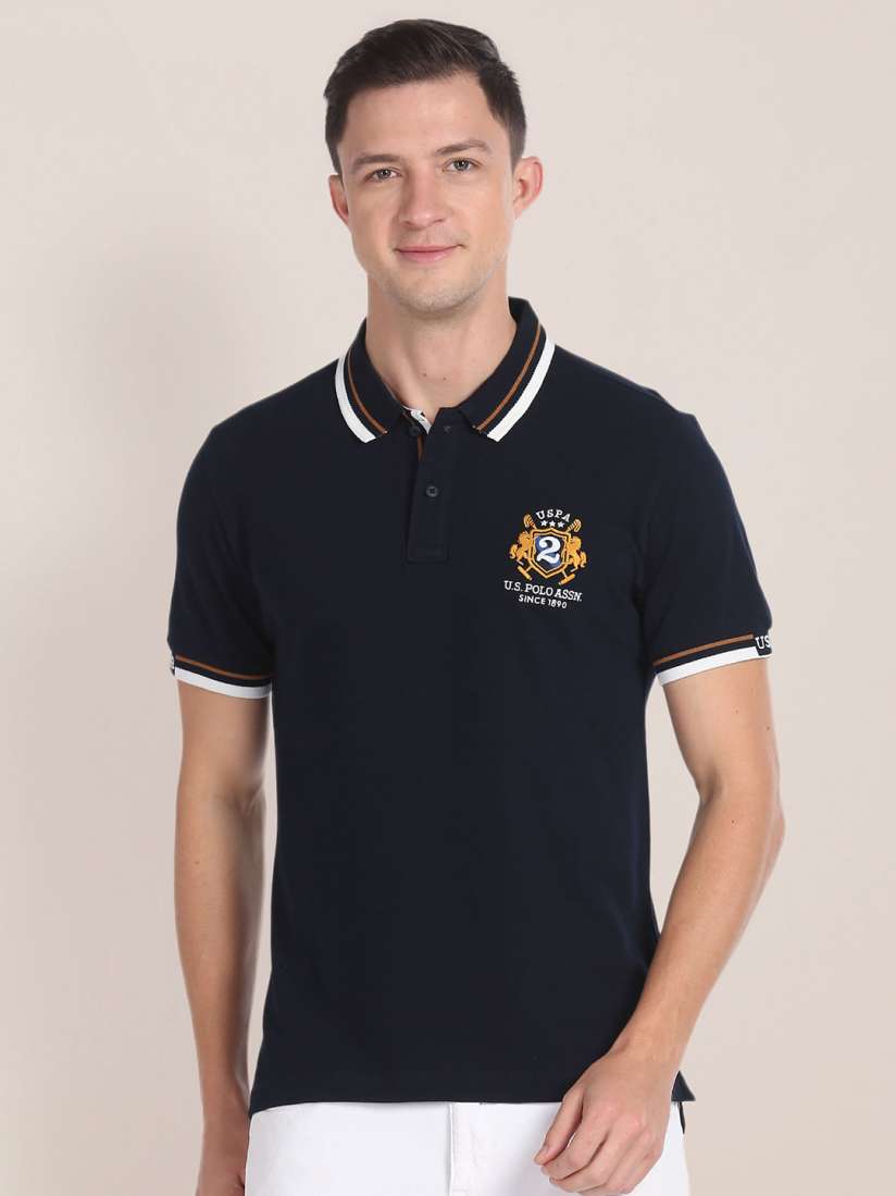 Us polo t shirts myntra best sale
