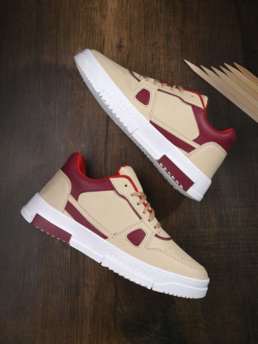 Cream sneakers mens on sale
