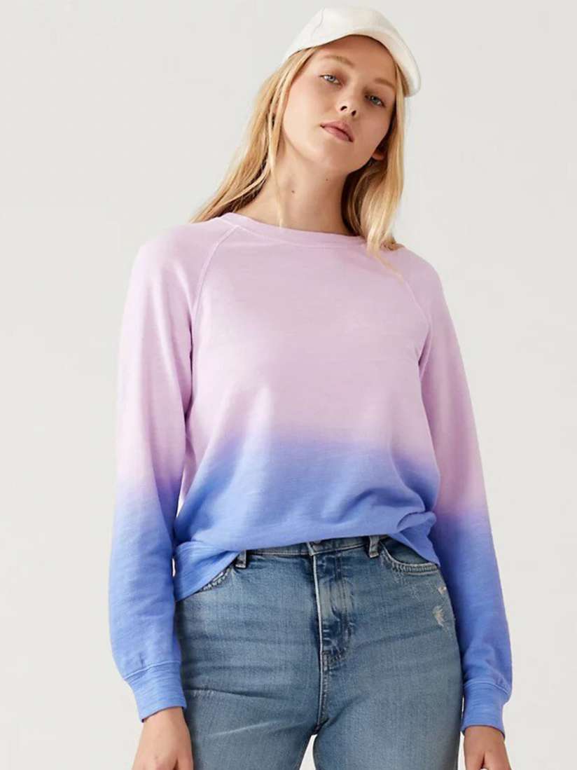 Buy Marks Spencer Ombre Pure Cotton Sweatshirt Sweatshirts for Women 24627786 Myntra