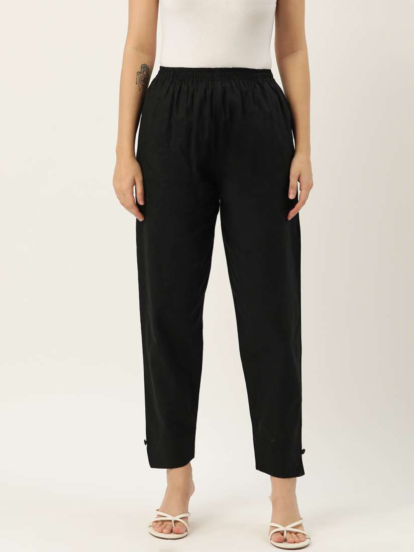 Trousers for ladies myntra hotsell