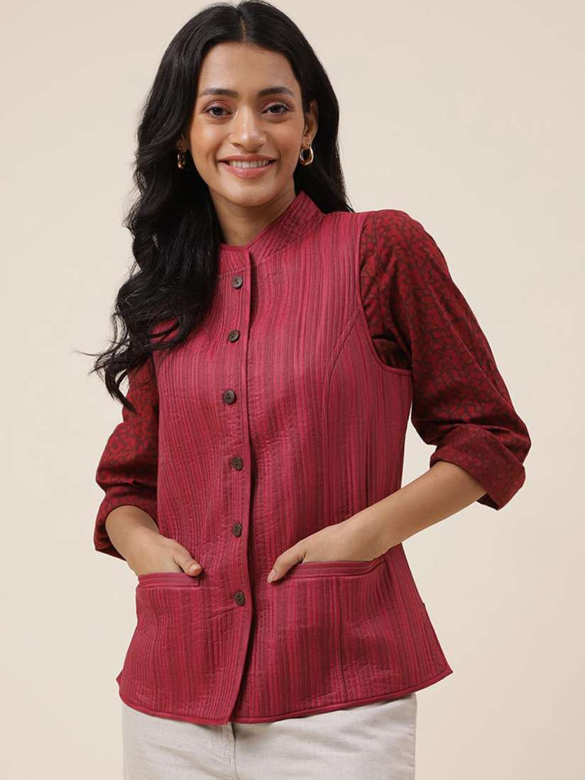 Women's nehru collar jacket 2025