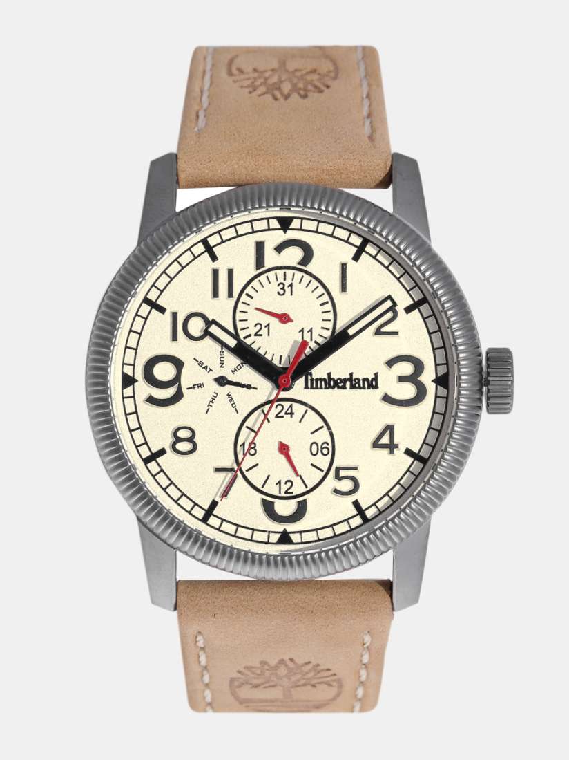 Buy Timberland Men Beige Analogue Watch TBL.14812JSU.07 Watches for Men 2464038 Myntra