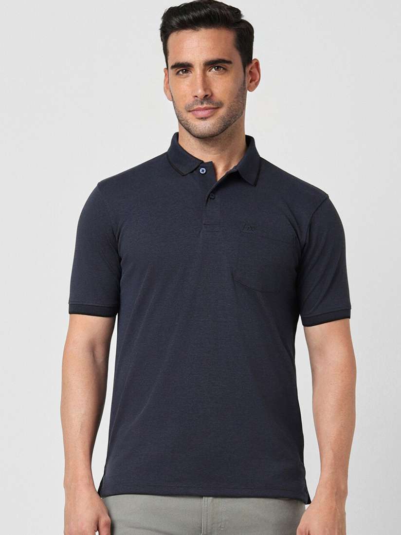 Buy Peter England Polo Collar Casual T shirt Tshirts for Men 24640790 Myntra