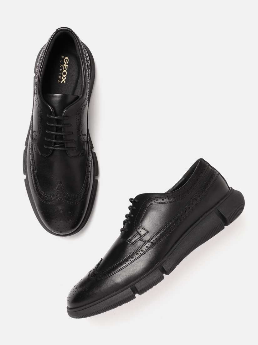 Buy Geox Men U Adacter F Perforated Leather Formal Brogues Formal Shoes for Men 24645942 Myntra