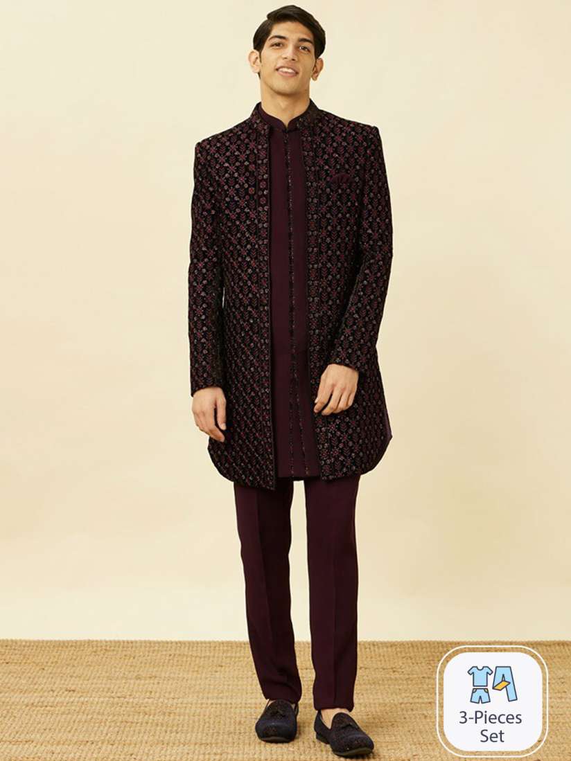 Manyavar coat pant design hotsell