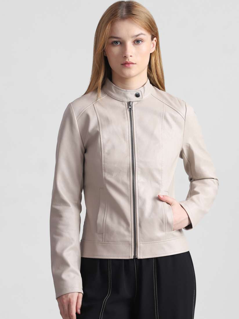 Biker jacket myntra top