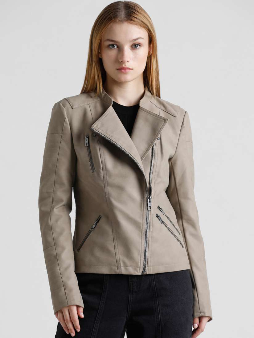 Biker jacket myntra deals
