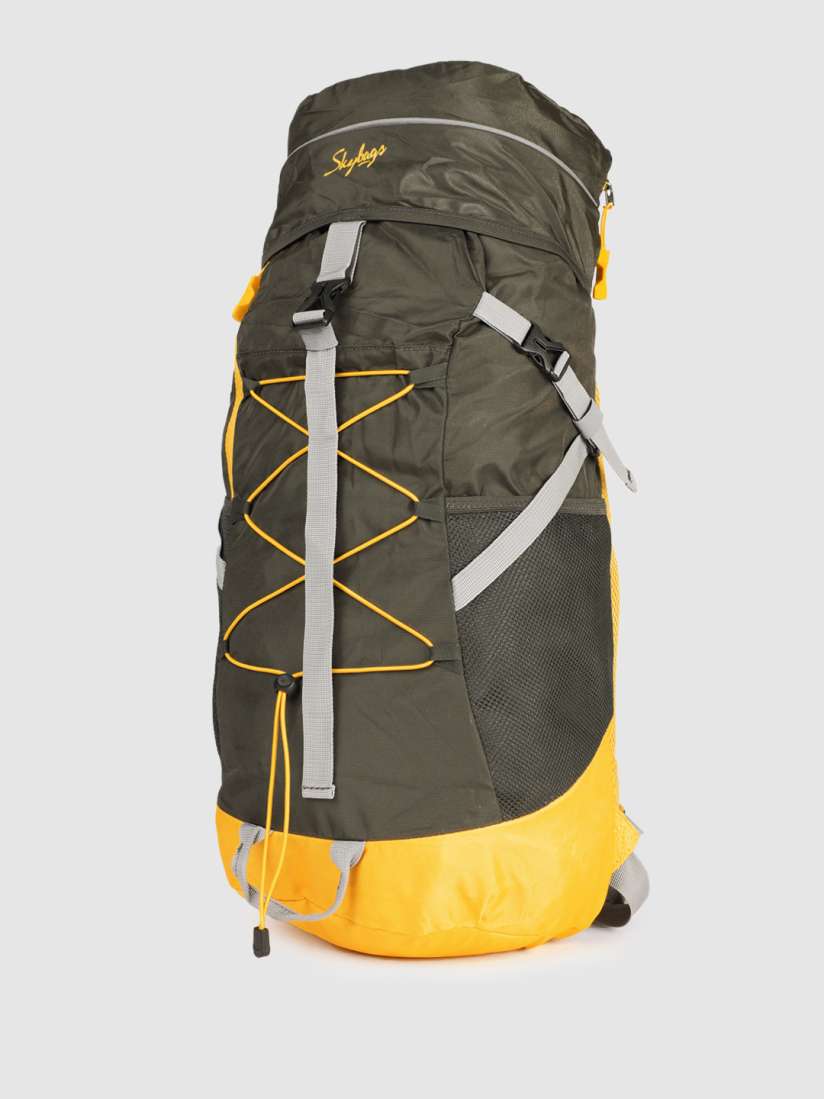Buy Skybags Unisex Colourblocked Brand Logo Print Vertex Band Rucksack With Rain Cover Rucksacks for Unisex 24660324 Myntra