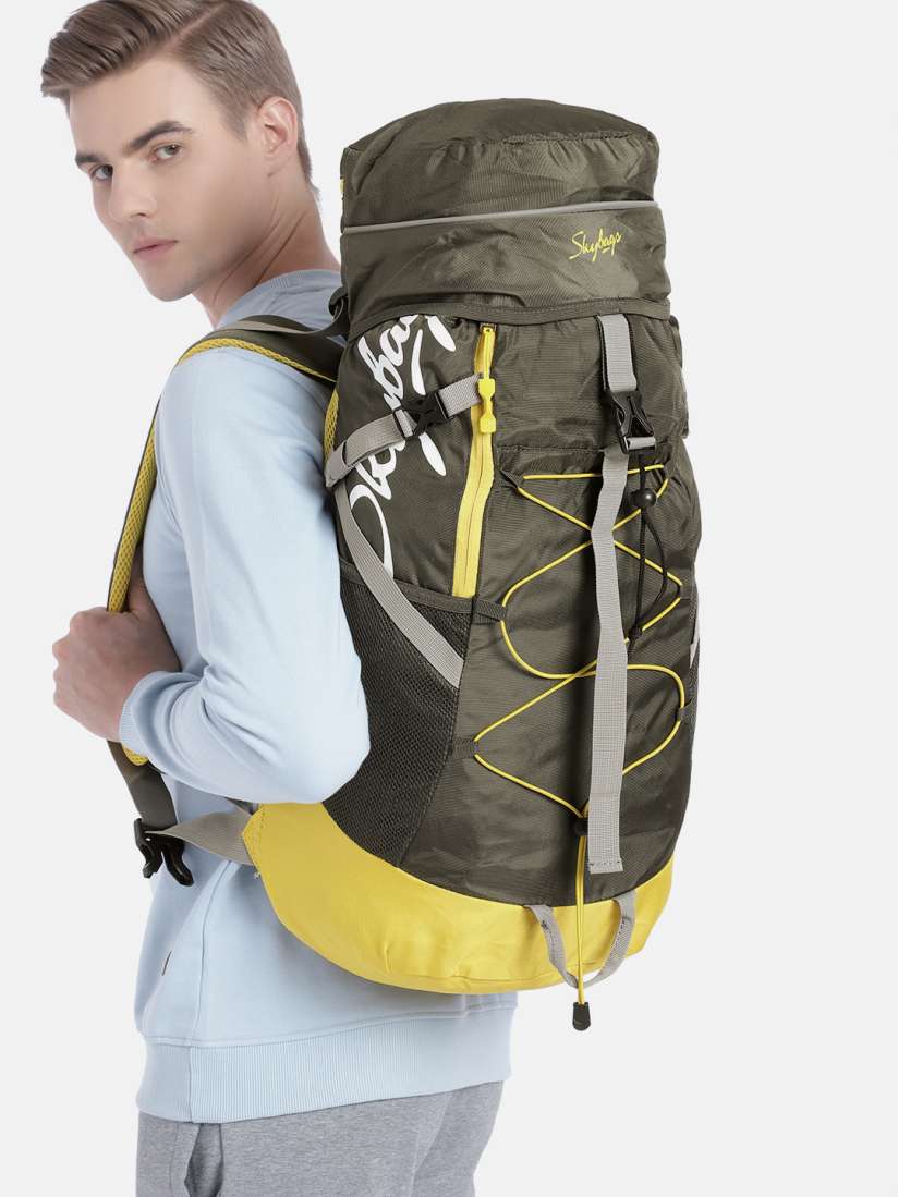 Buy Skybags Unisex Colourblocked Brand Logo Print Vertex Band Rucksack With Rain Cover Rucksacks for Unisex 24660324 Myntra