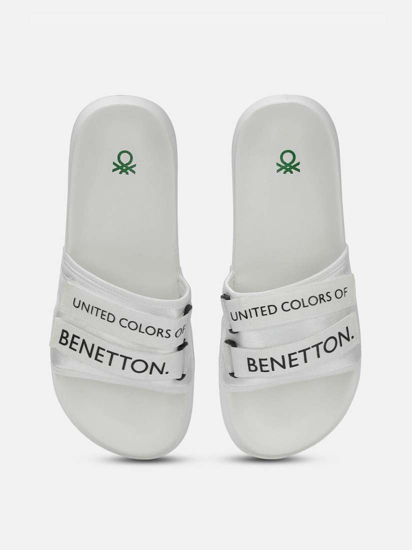 Buy United Colors of Benetton Men Brand Logo Printed Sliders With Velcro Closure Flip Flops for Men 24661864 Myntra