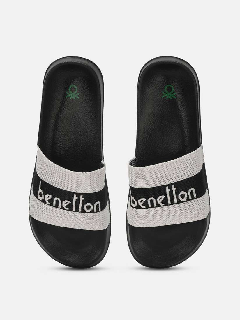 Buy United Colors of Benetton Men Textured Printed Sliders Flip Flops for Men 24661890 Myntra